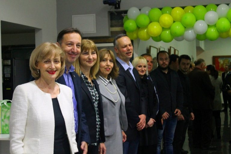 Прослава по повод приемот на ДОМ во Европските Зелени партии