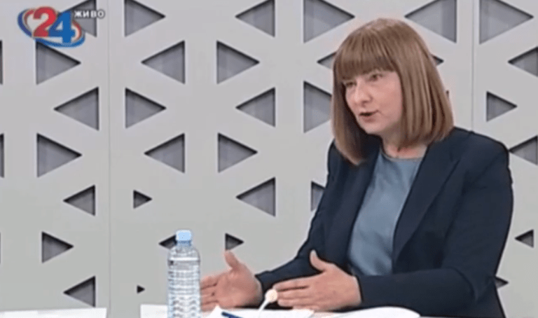 Маја Морачанин лидерка на зелената партија ДОМ гостинка во 24 анализа